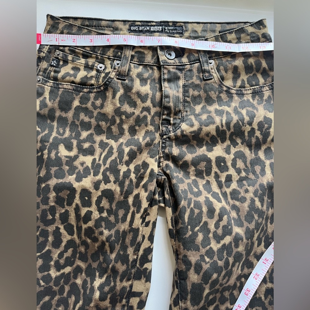 Leopard Print Women's Jeans - Picture 4 of 9